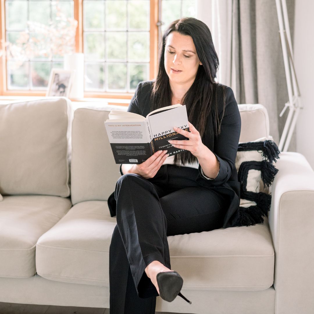 Katie writing, founder of WedPro Studio