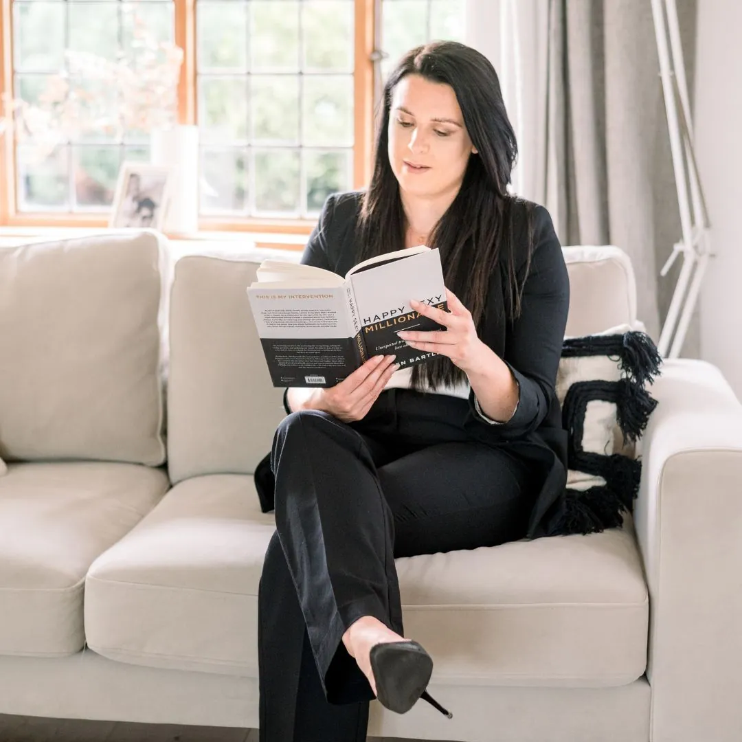 Katie writing, founder of WedPro Studio